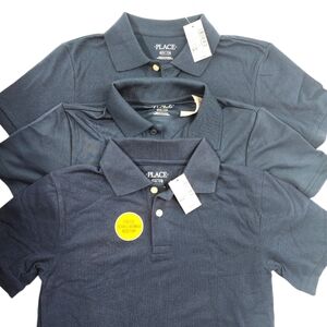 3pc Children's Place Navy Blue Polo Shirts **NWT**